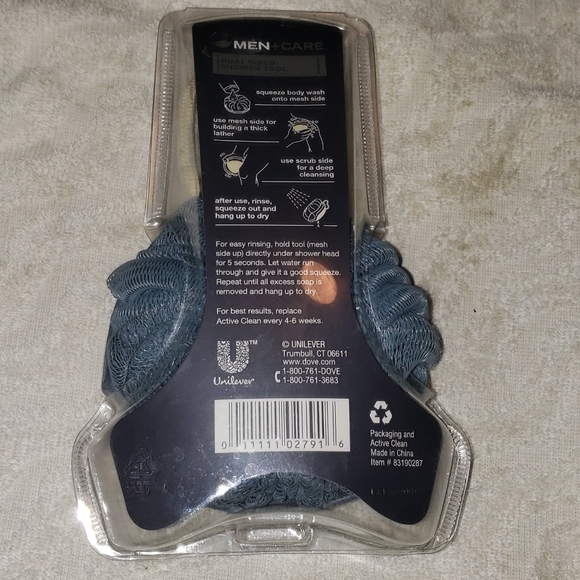 Dove Men+Care Dual Sided Shower Tool - NEW - Picture 6 of 6